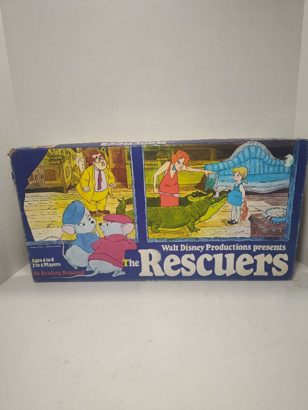 Vintage 1970 Disney The Rescuers Board Game Parker Bros Complete Playable - READ